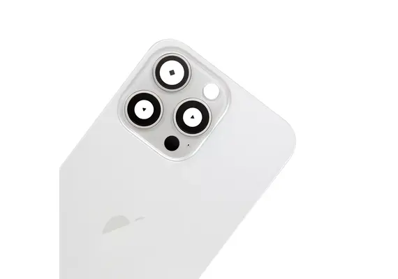 Brown Rear Cover Glass with Camera Lens Glass and Magsafe Magnet for iPhone 15 Pro Max-White Titanium Brown Rear Cover Glass with Camera Lens Glass and Magsafe Magnet for iPhone 15 Pro Max-White Titanium